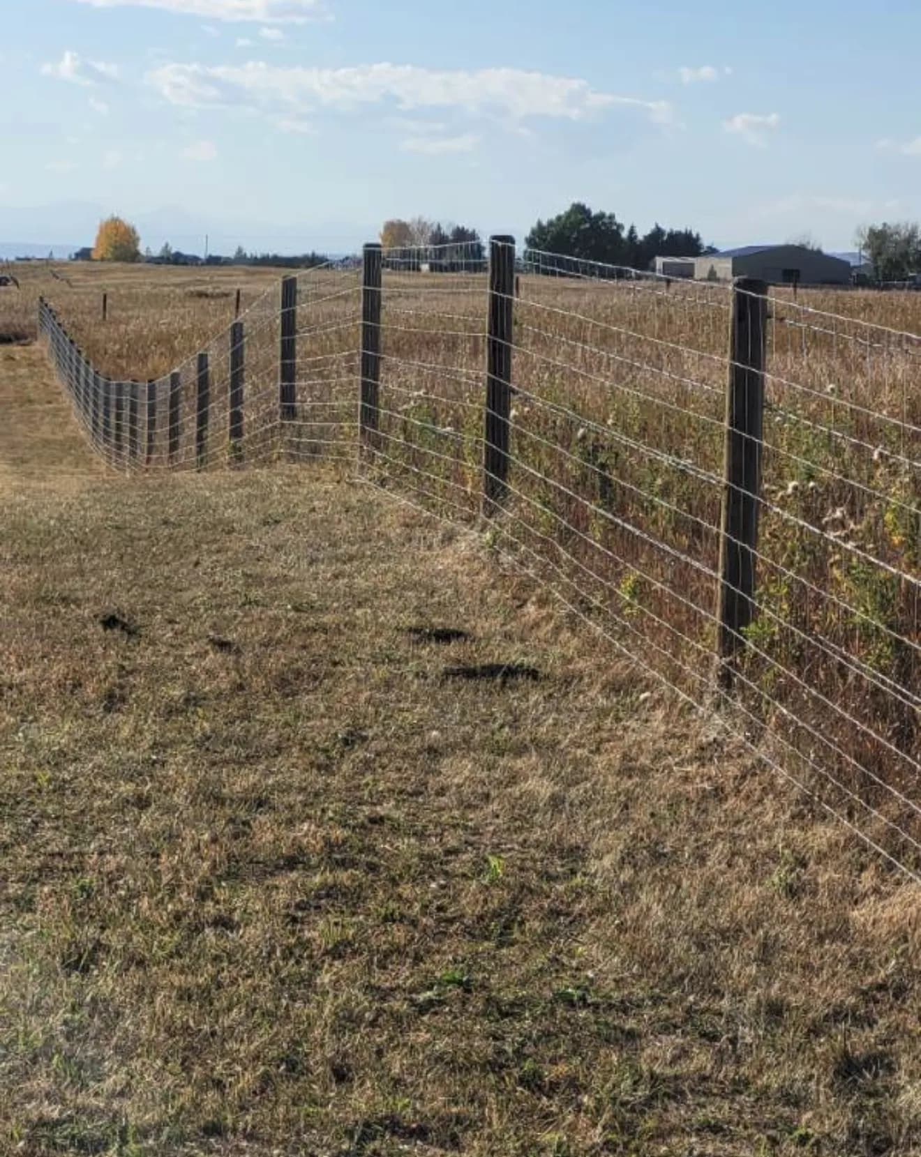 Agricultural Fences install by A Class Fencing in Calgary