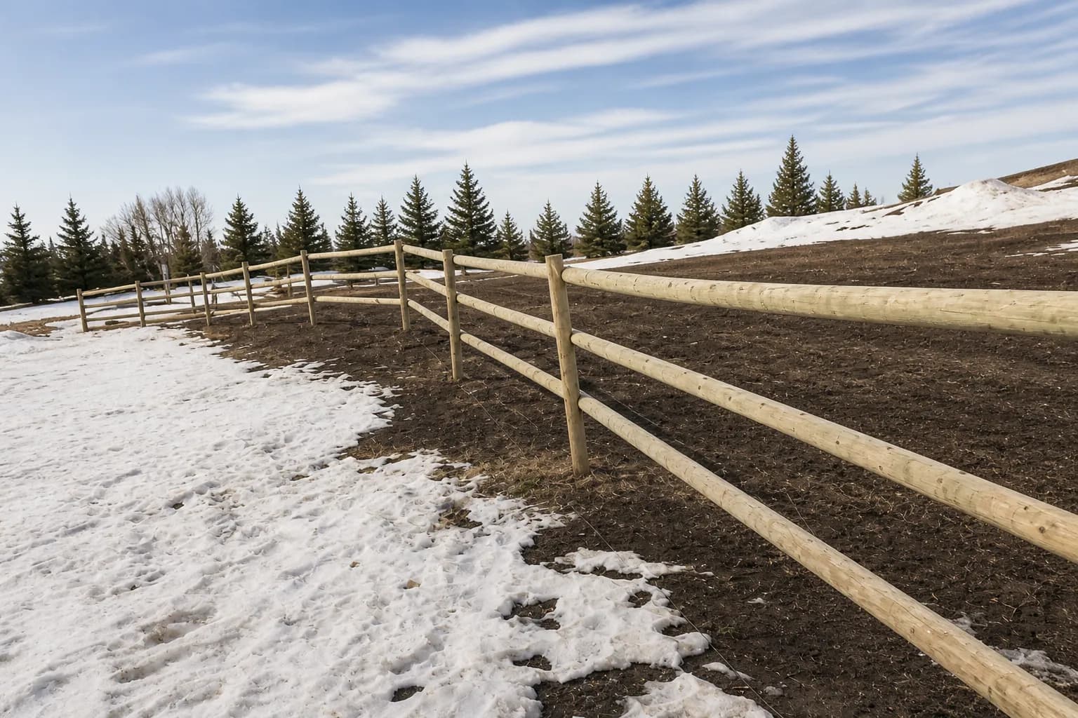 Agricultural Fences install by A Class Fencing in Calgary