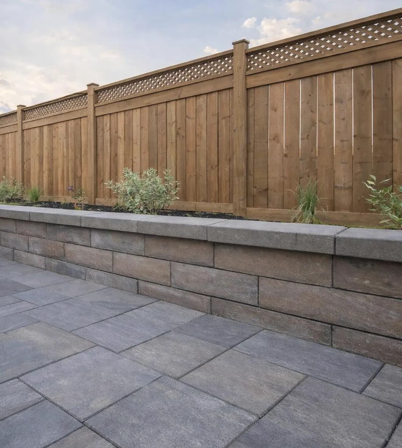 Wood Fences install by A Class Fencing in Calgary